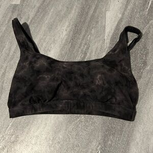 VS Pink Grey & Black Tie dye low back sports bra open back Large DD